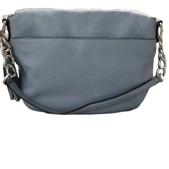 Michael Kors Blue pebble Leather Shoulder Bag excellent condition - Picture 4 of 8